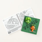 Niedlich Kawaii Rezepte Green Notizblock (Innenseite)