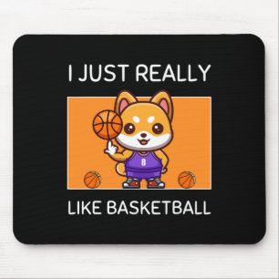 Niedlich Kawaii Shiby Inu I einfach wie Bysketbyl Mousepad