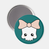 Niedlich Kawaii Skull Magnet (Vorderseite/Rückseite)