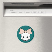 Niedlich Kawaii Skull Magnet (In Situ (Geschirrspüler))