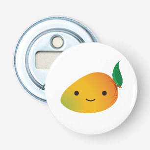 Niedlich Kawaii Smiling Mango Flaschenöffner