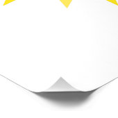 Niedlich Kawaii Smiling Sun Poster (Ecke)
