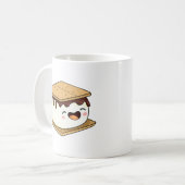 Niedlich Kawaii Smore Kaffeetasse (Vorderseite Links)