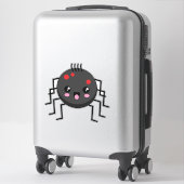 Niedlich Kawaii Spider Aufkleber (Koffer)