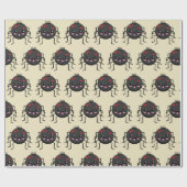 Niedlich Kawaii Spider Geschenkpapier (Flach)