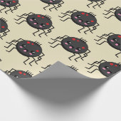 Niedlich Kawaii Spider Geschenkpapier (Ecke)