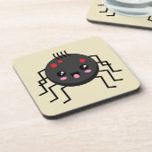 Niedlich Kawaii Spider Getränkeuntersetzer (Linke Seite)