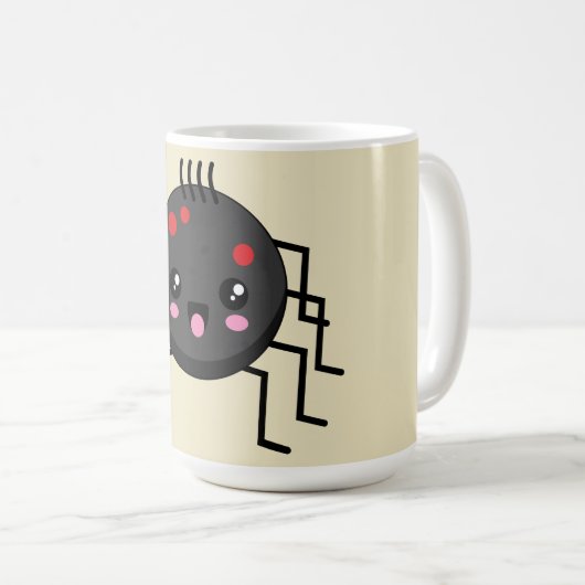 Niedlich Kawaii Spider Kaffeetasse (VorderseiteRechts)