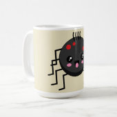 Niedlich Kawaii Spider Kaffeetasse (Vorderseite Links)