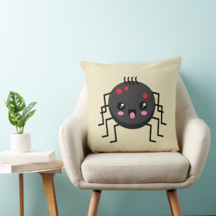 Niedlich Kawaii Spider Kissen