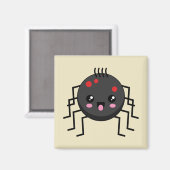 Niedlich Kawaii Spider Magnet (Vorderseite/Rückseite)