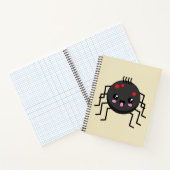 Niedlich Kawaii Spider Notizblock (Innenseite)