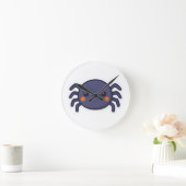 Niedlich Kawaii Spider Runde Wanduhr (Zuhause)