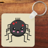 Niedlich Kawaii Spider Schlüsselanhänger (Rückseite)