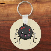 Niedlich Kawaii Spider Schlüsselanhänger (Vorderseite)