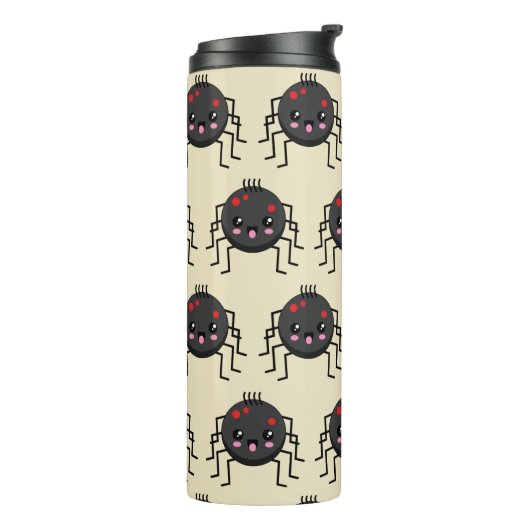 Niedlich Kawaii Spider Thermosbecher (Nach links gedreht)
