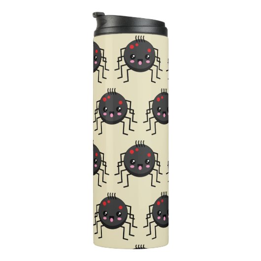 Niedlich Kawaii Spider Thermosbecher (Nach rechts gedreht)