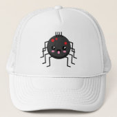 Niedlich Kawaii Spider Truckerkappe (Vorderseite)