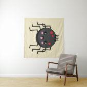 Niedlich Kawaii Spider Wandteppich (Beispiel (Horizontal))