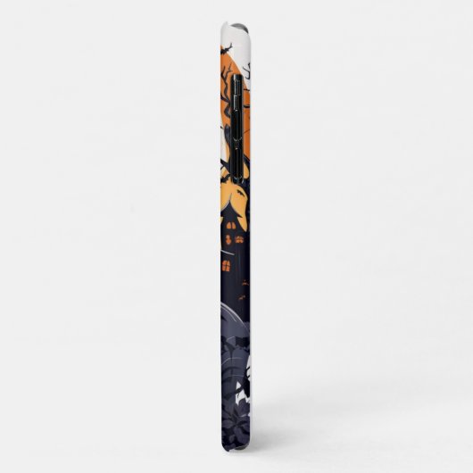 Niedlich Kawaii Spooky Halloween Black Cat Ghost Case-Mate iPhone Hülle (Hinten/Links)