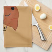 Niedlich Kawaii Sweet Potato Geschirrtuch (Viertel Falte)