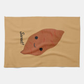 Niedlich Kawaii Sweet Potato Geschirrtuch (Horizontal)