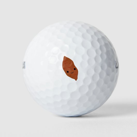 Niedlich Kawaii Sweet Potato Golfball (Vorderseite)