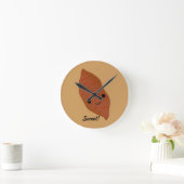 Niedlich Kawaii Sweet Potato Runde Wanduhr (Zuhause)
