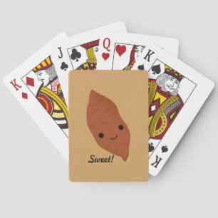 Niedlich Kawaii Sweet Potato Spielkarten