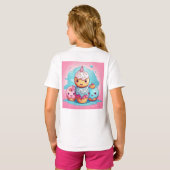 Niedlich Kawaii. T-Shirt (Schwarz voll)