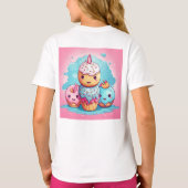 Niedlich Kawaii. T-Shirt (Rückseite)