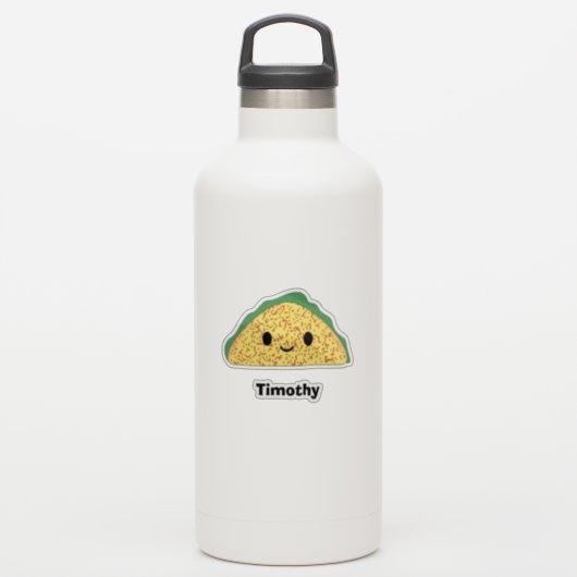 Niedlich Kawaii Taco Aufkleber (Wassserflasche)