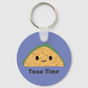Niedlich Kawaii Taco Time Taco Schlüsselanhänger