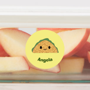 Niedlich Kawaii Tacos Etiketten