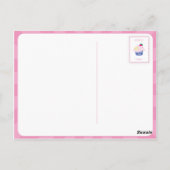 Niedlich Kawaii Tart Postkarte (Rückseite)