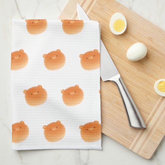 Niedlich Kawaii Tier Geschirrtuch (Viertel Falte)
