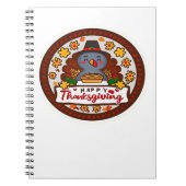 Niedlich Kawaii Türkei - Happy Thanksgiving Classi Notizblock (Vorderseite)