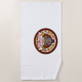 Niedlich Kawaii Türkei - Happy Thanksgiving Classi Strandtuch (Vorderseite)