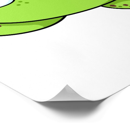 Niedlich Kawaii Turtle Poster (Ecke)