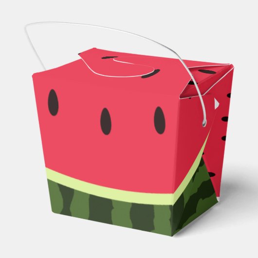Niedlich Kawaii Watermelon Geschenkboxen Geschenkschachtel (Rückseite)
