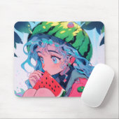 Niedlich Kawaii Watermelon Mousepad (Mit Mouse)