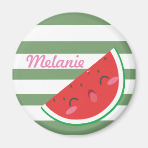 Niedlich Kawaii Watermelon Personalisiert Magnet