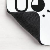 Niedlich Kawaii Welppy Dog Japanisch Kaomoji Emoti Mousepad (Ecke)