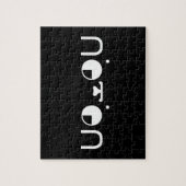 Niedlich Kawaii Welppy Dog Japanisch Kaomoji Emoti Puzzle (Vertikal)