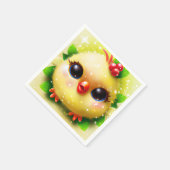 Niedlich Kawaii Yellow Baby Chick Serviette (Ecke)