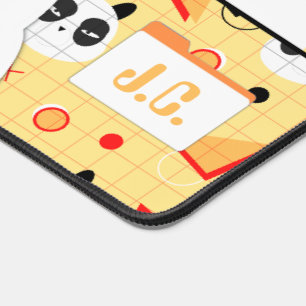 Niedlich Kawaii Yellow Panda Bär Schreibtischunterlage