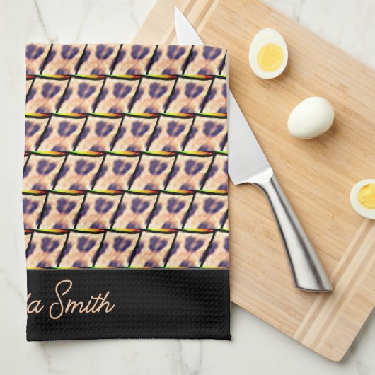 Niedlich Kenyan Leopard Pattern Geschirrtuch (Viertel Falte)