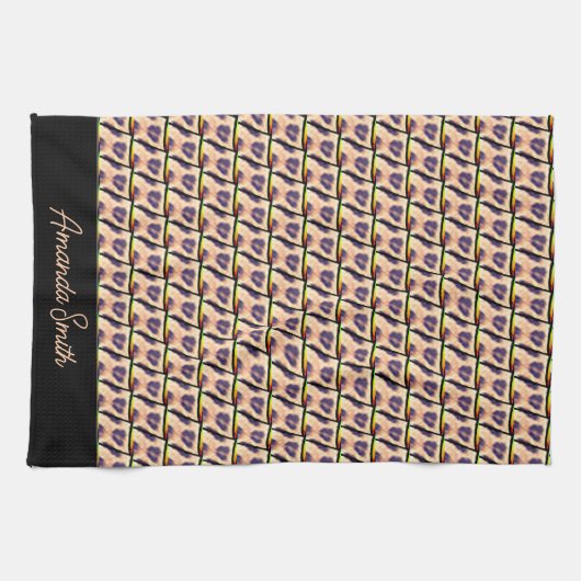 Niedlich Kenyan Leopard Pattern Geschirrtuch (Horizontal)