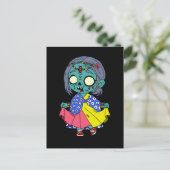 Niedlich Kenyan Zombie Postkarte (Stehend Vorderseite)