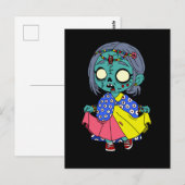 Niedlich Kenyan Zombie Postkarte (Vorne/Hinten)